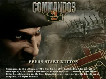 Commandos 2 Men of Courage (USA) screen shot title